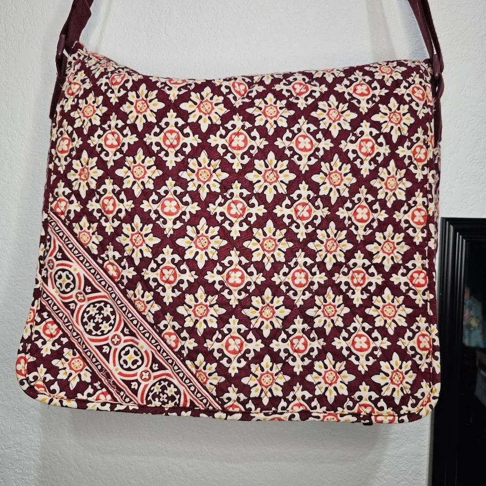 Vera Bradley Book/Computer bag, small tear and ink stain on bottom,  not noticea